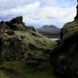 View to Leilfsfell.
A five minutes walk from Hlaskjl.